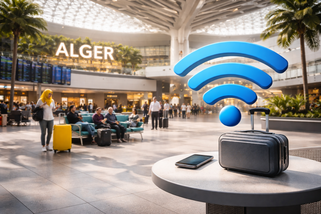 Wi-Fi à l'aéroport d'Alger
