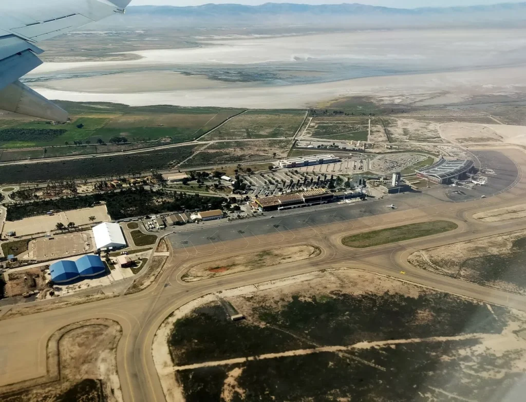 Vue de l'aéroport d'Oran Ahmed Ben Bella