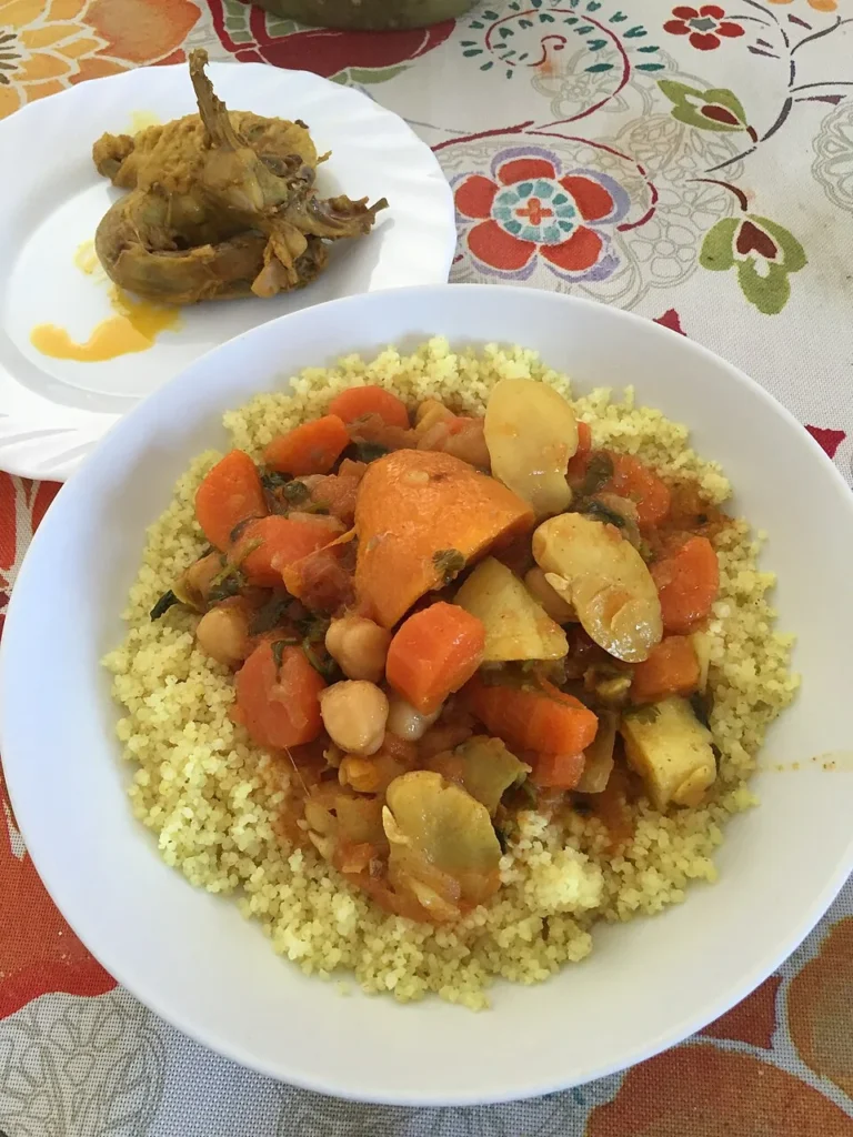 Couscous algérien, plat traditionnel