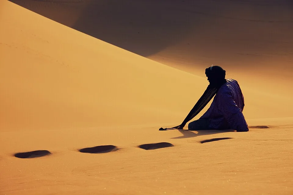 Paysages du Sahara algérien dans le Tassili n'Ajjer